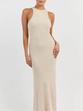 DISSH Olympia Ribbed Knit Midi Dress